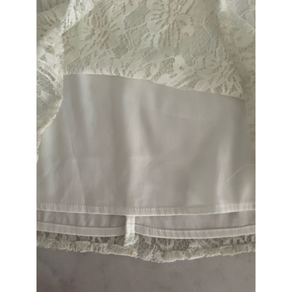 NWT Kimchi Blue Women’s Ivory Lace Sleeveless Open Back Dress size 6. - Picture 7 of 15